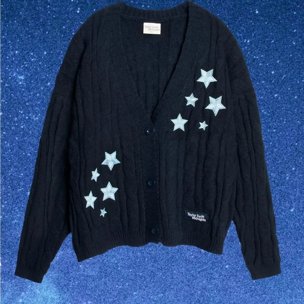 TAYLOR SWIFT MIDNIGHTS CARDIGAN OFFICIAL - Picture 1 of 2